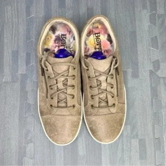 BORN Tamara Distressed Sneakers Tan Women's Size 8 - Picture 5 of 10